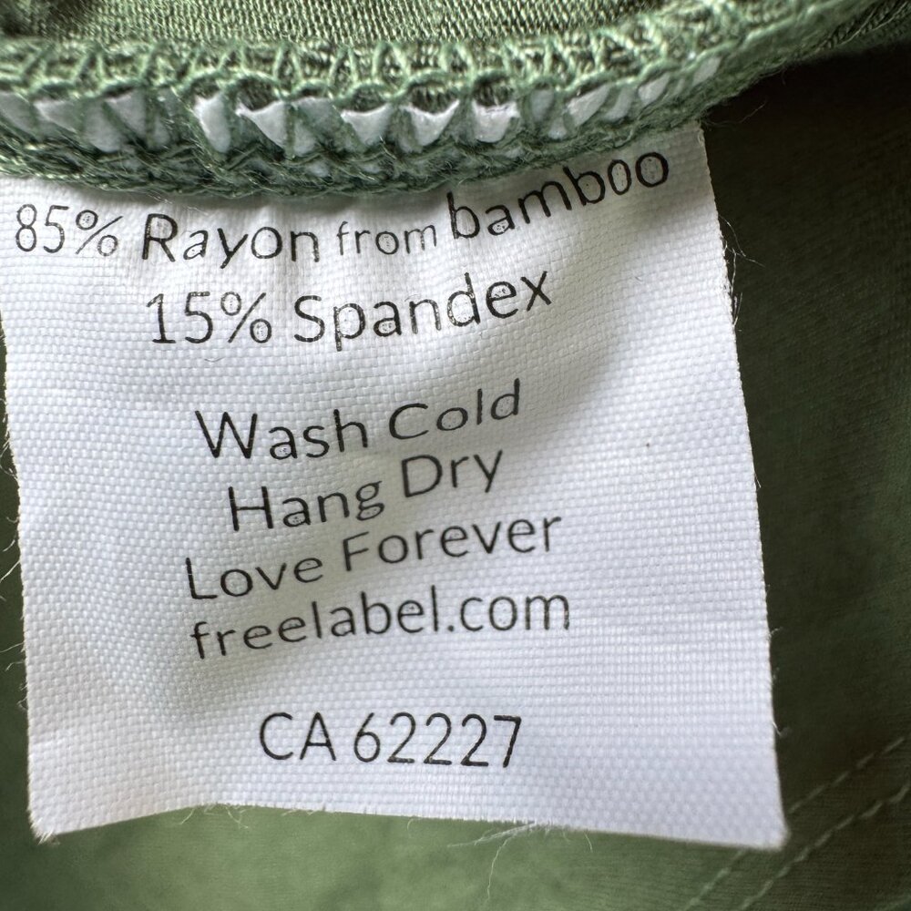 FREE LABEL Green Sleeveless Knit Tank Dress in Women's X-Large - Picture 8 of 8